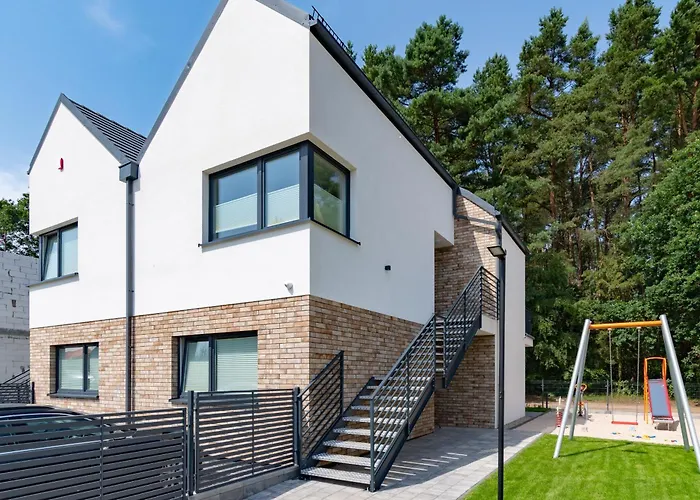 W Sam By Klif - Dwupoziomowy Z 2 Sypialniami Balkonem Widokiem Na Las, Parkingiem